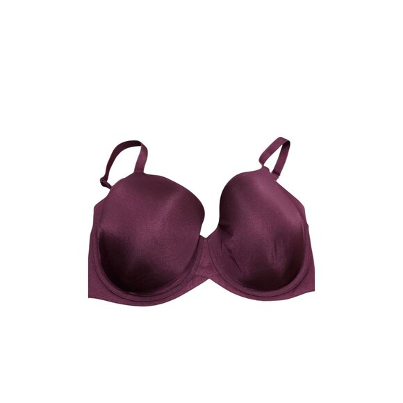 Wacoal Women's Burgundy Underwire Padded Bra Size 34DDD Adjustable Straps - Picture 1 of 7